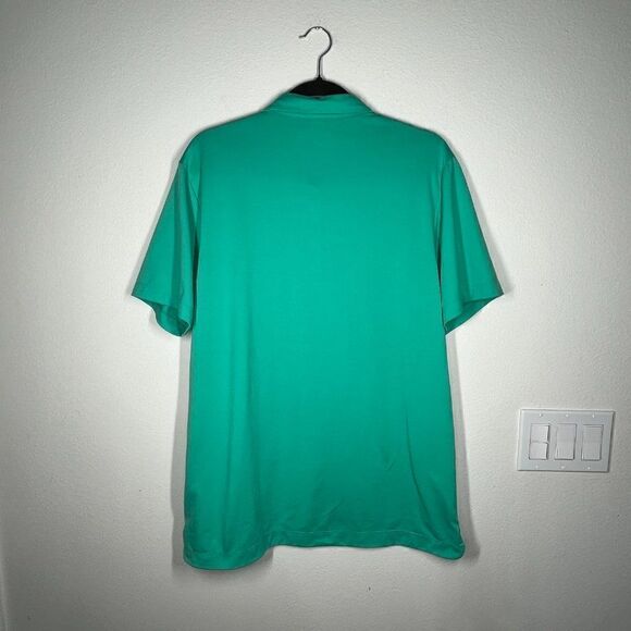 Nike Golf Polo Green Shirt Dri-Fit Performance Mens Size Large - Picture 8 of 13